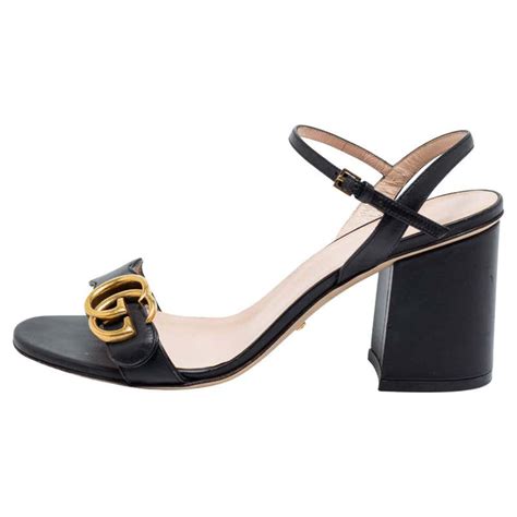 gucci sandali donna marmont|gucci marmont ankle strap sandals.